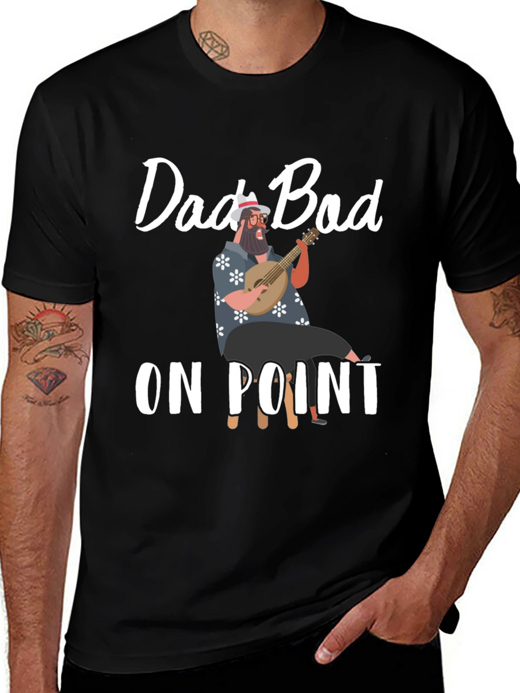 Dad Bod On Point Graphic T-Shirt