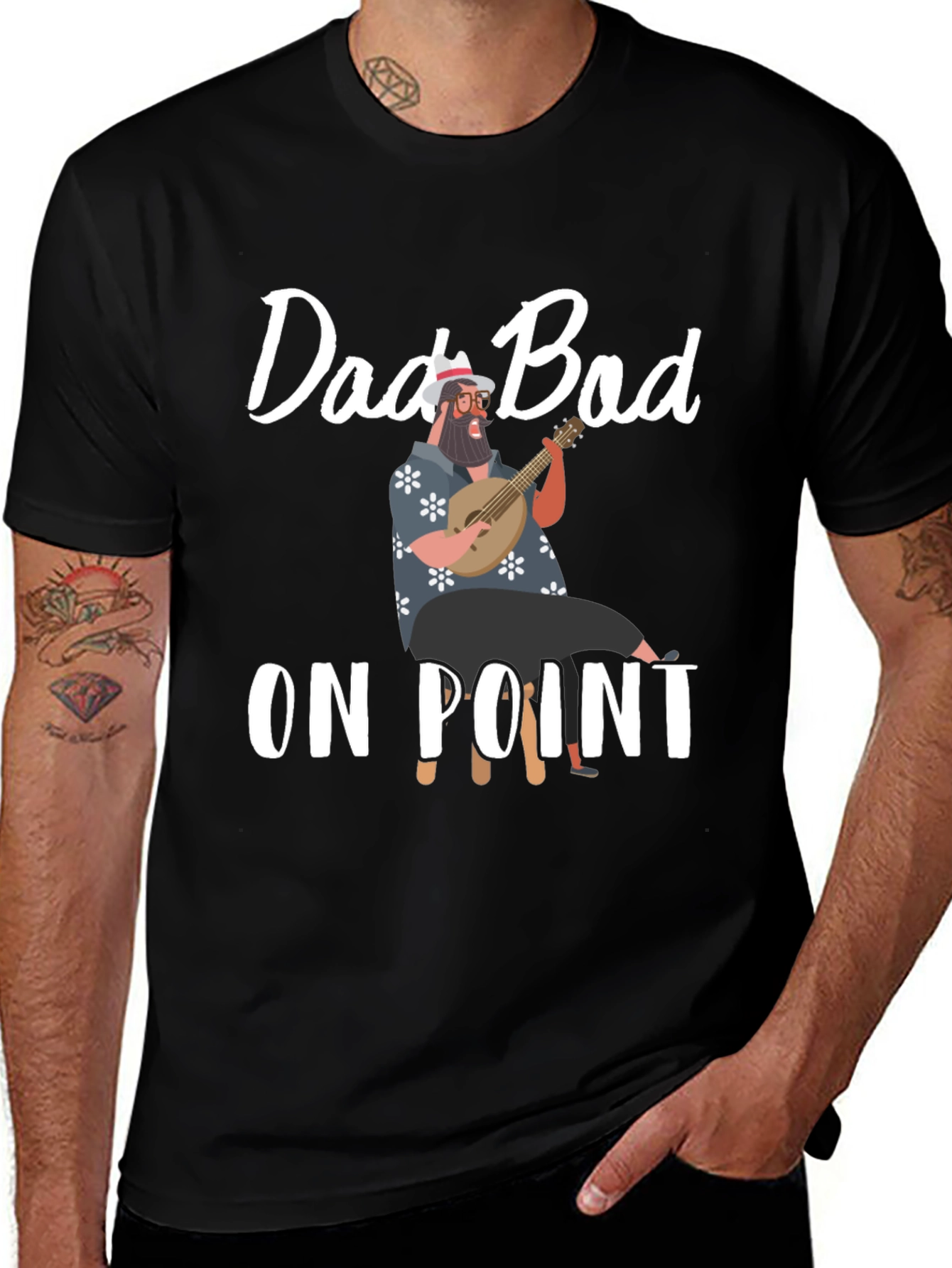 Dad Bod On Point Graphic T-Shirt