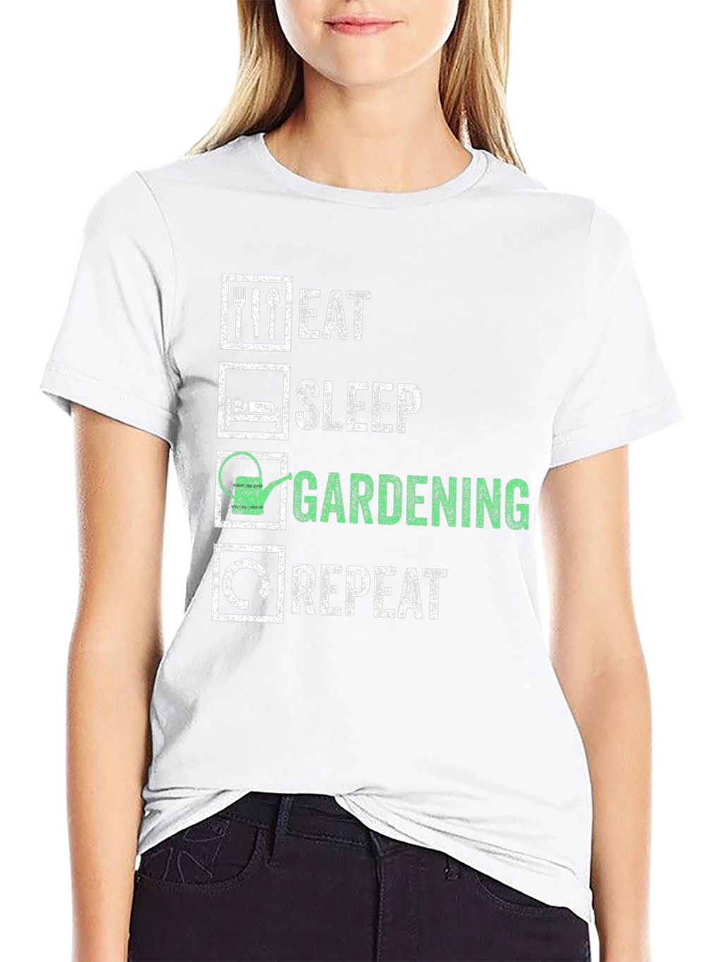 Eat Sleep Gardening Repeat T-Shirt