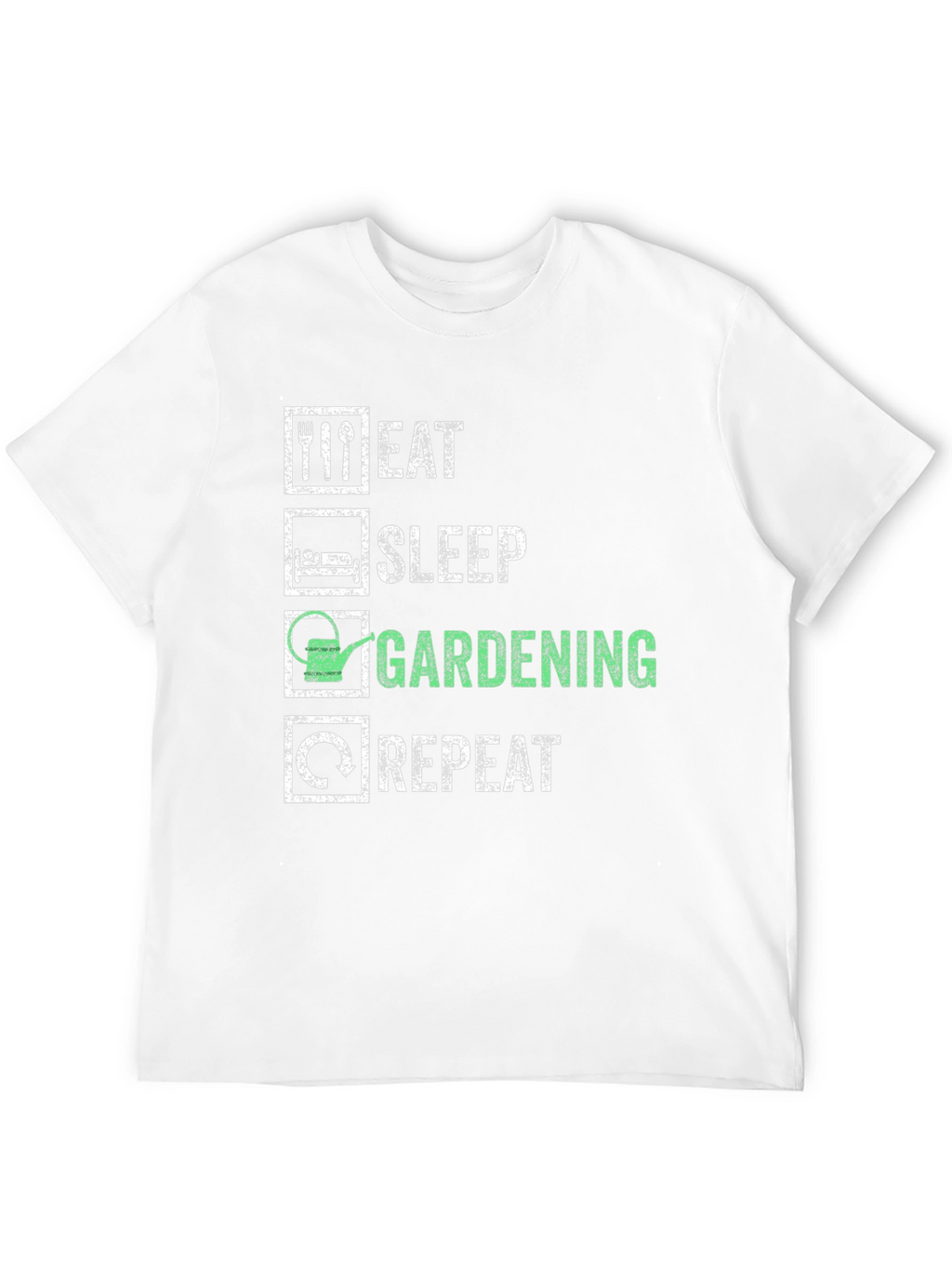 Eat Sleep Gardening Repeat T-Shirt
