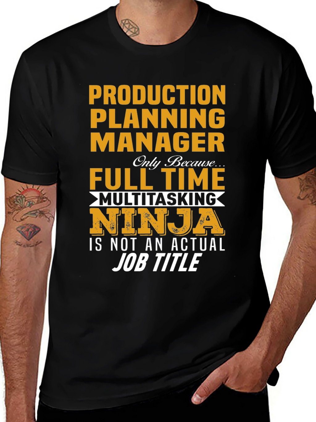 Production Planning Manager Multitasking Ninja T-Shirt