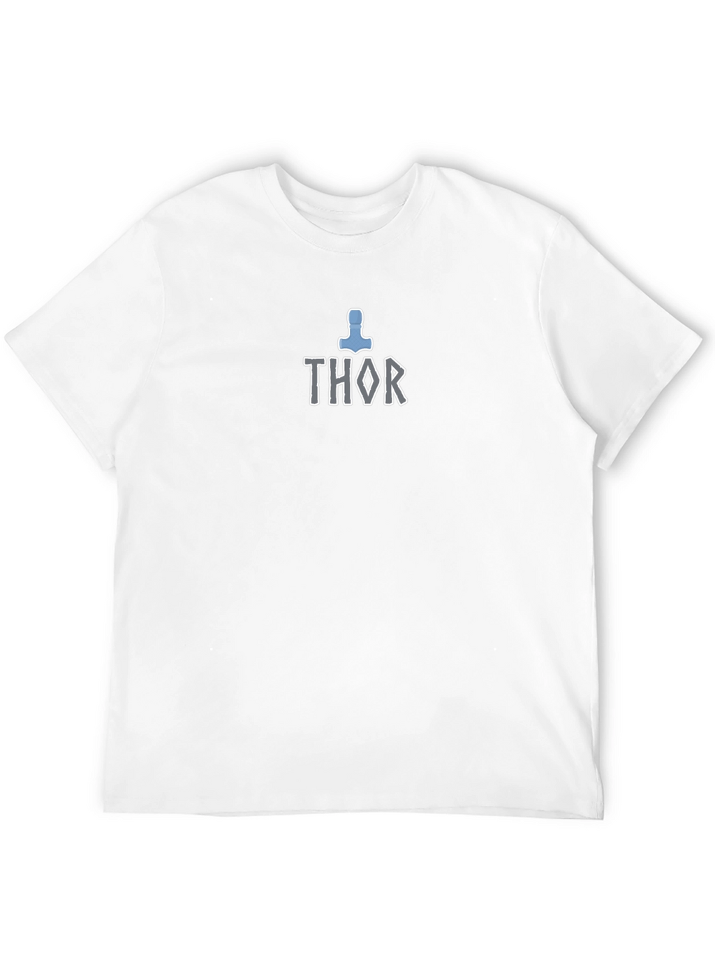 Thor Hammer T-Shirt - Black Cotton Blend