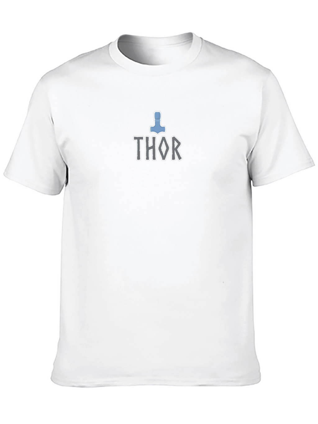 Thor Hammer T-Shirt - Black Cotton Blend