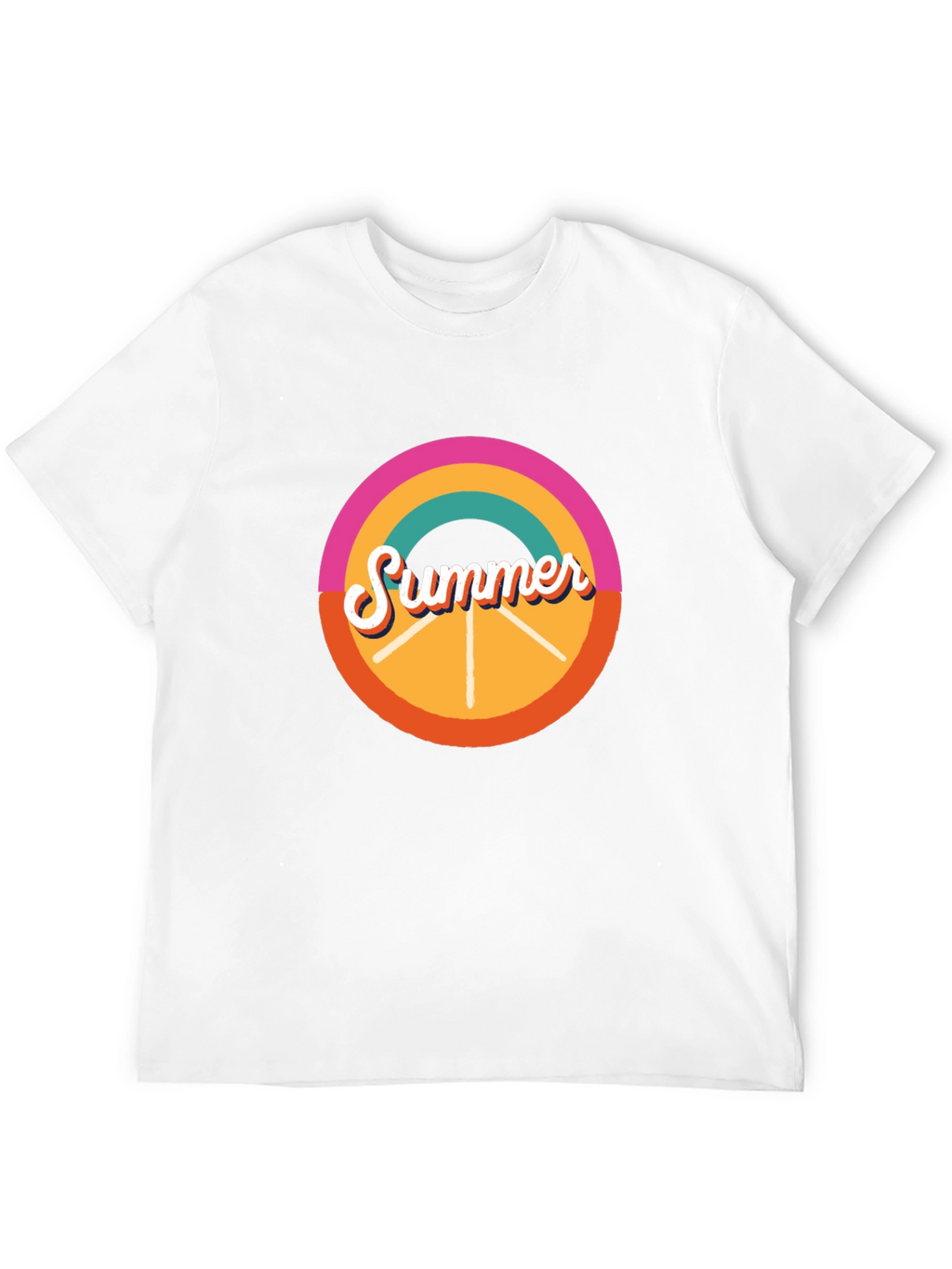 Retro Summer T-Shirt - Black Graphic Tee
