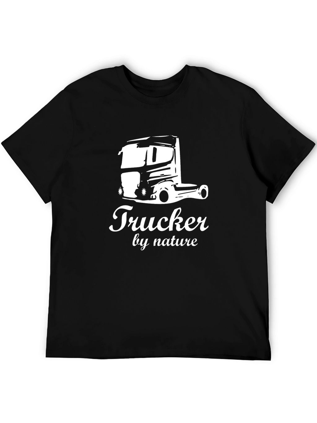 Trucker by Nature Graphic Tee - Black