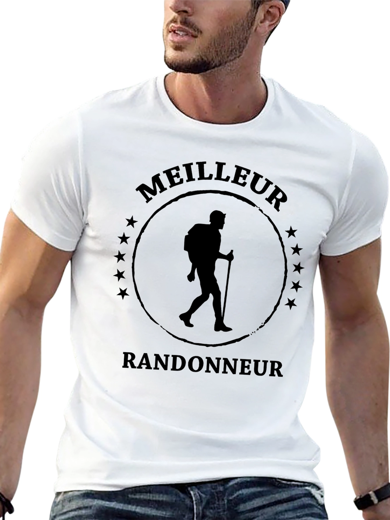 Meilleur Randonneur Graphic Tee - Hiker Shirt