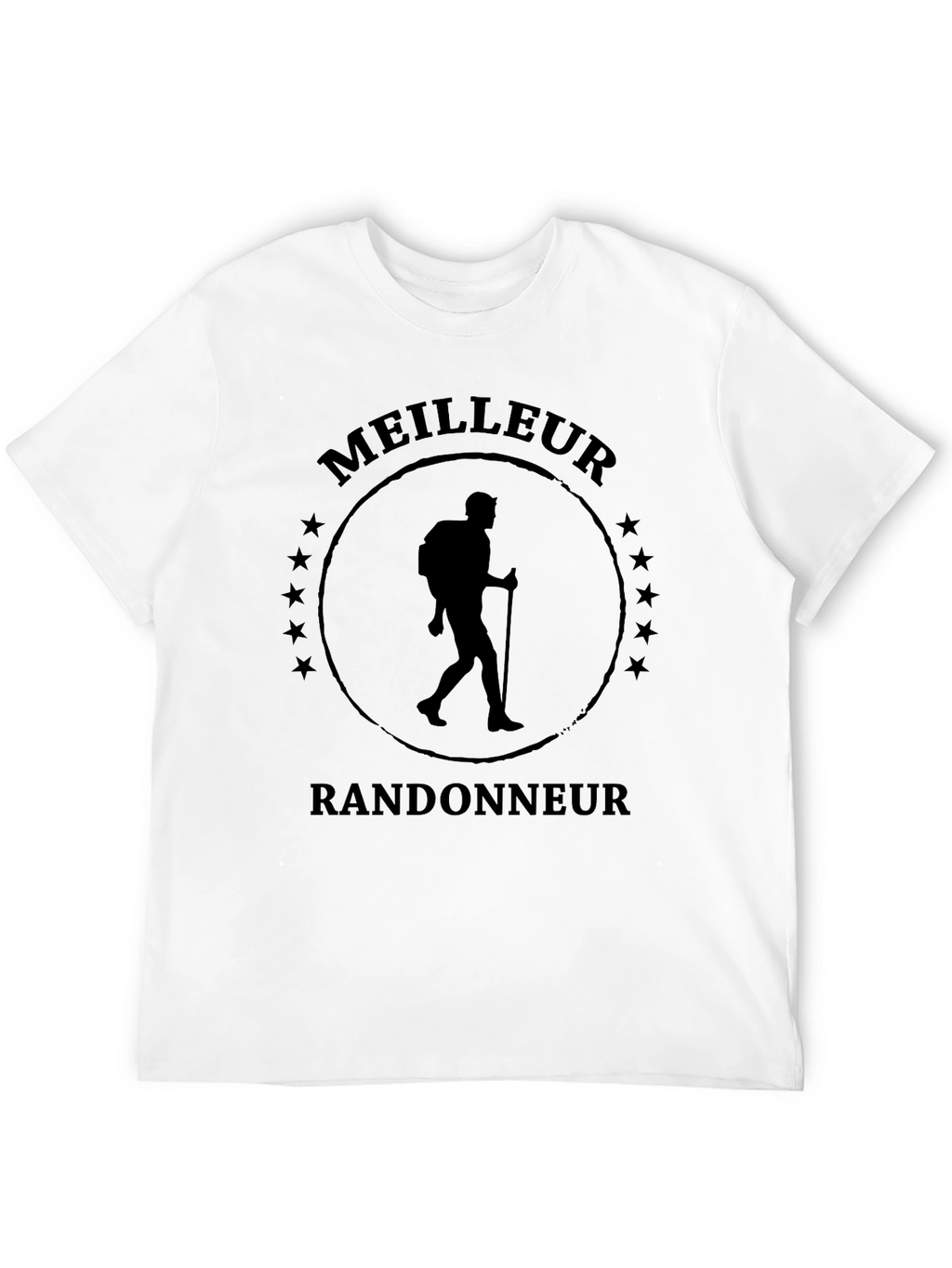 Meilleur Randonneur Graphic Tee - Hiker Shirt