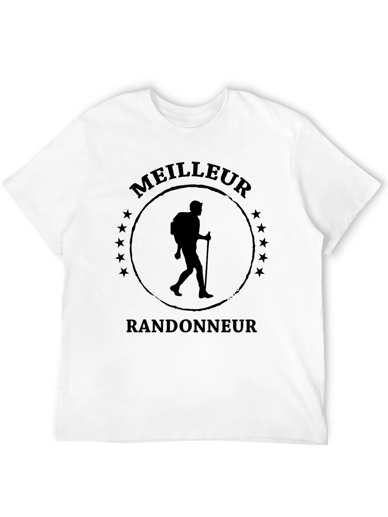 Meilleur Randonneur Graphic Tee - Hiker Shirt