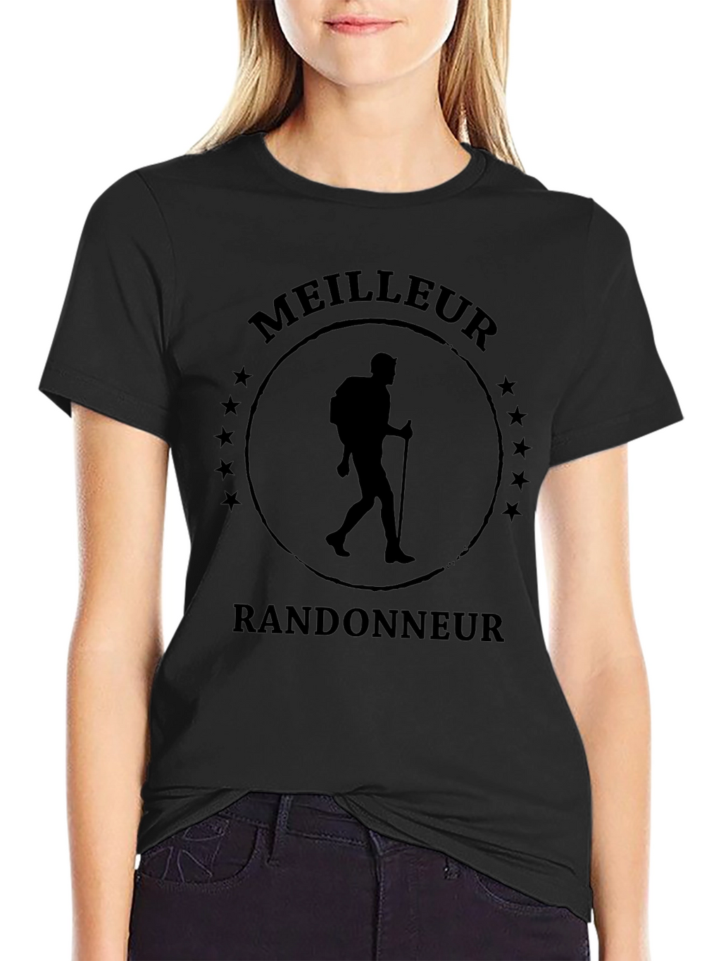 Meilleur Randonneur Graphic Tee - Hiker Shirt