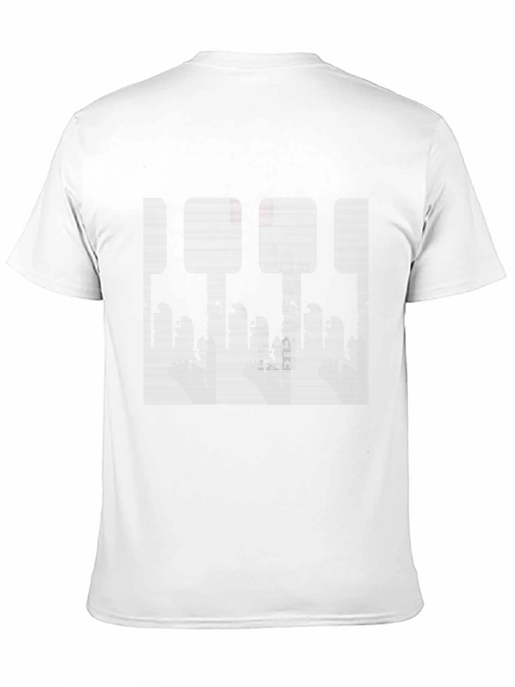 Abstract Cityscape Graphic Black Tee