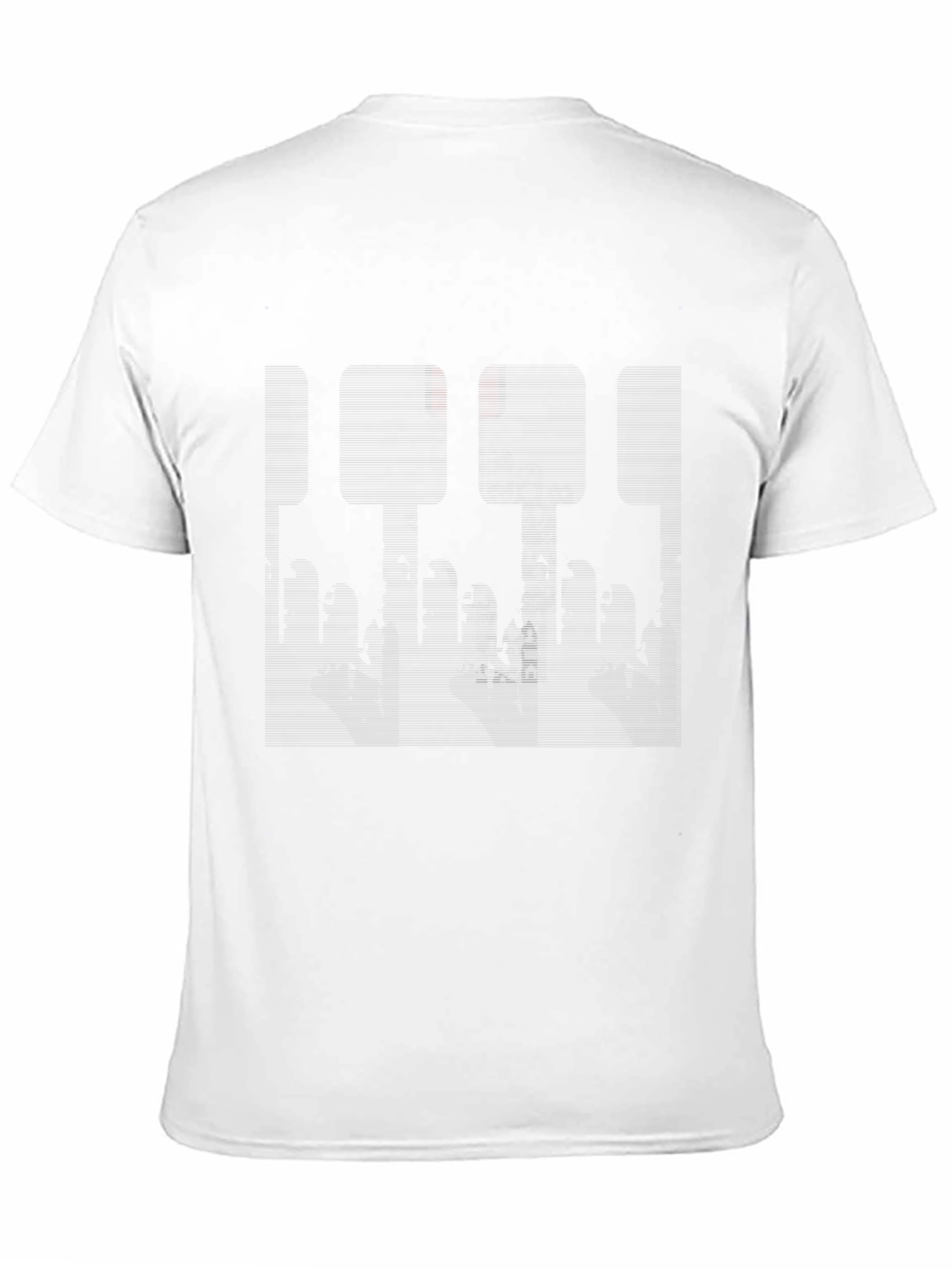 Abstract Cityscape Graphic Black Tee