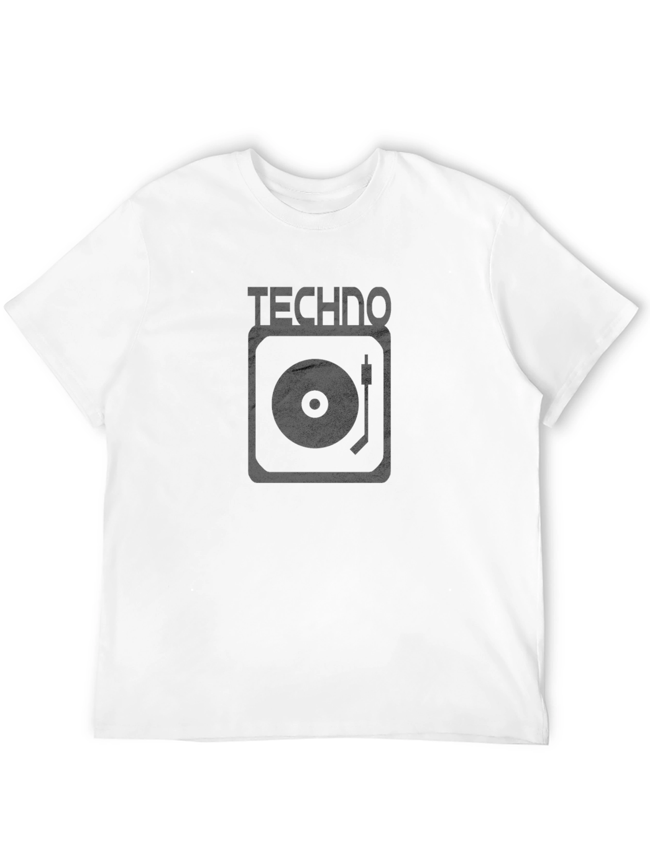 Techno Turntable T-Shirt - Classic DJ Music Tee
