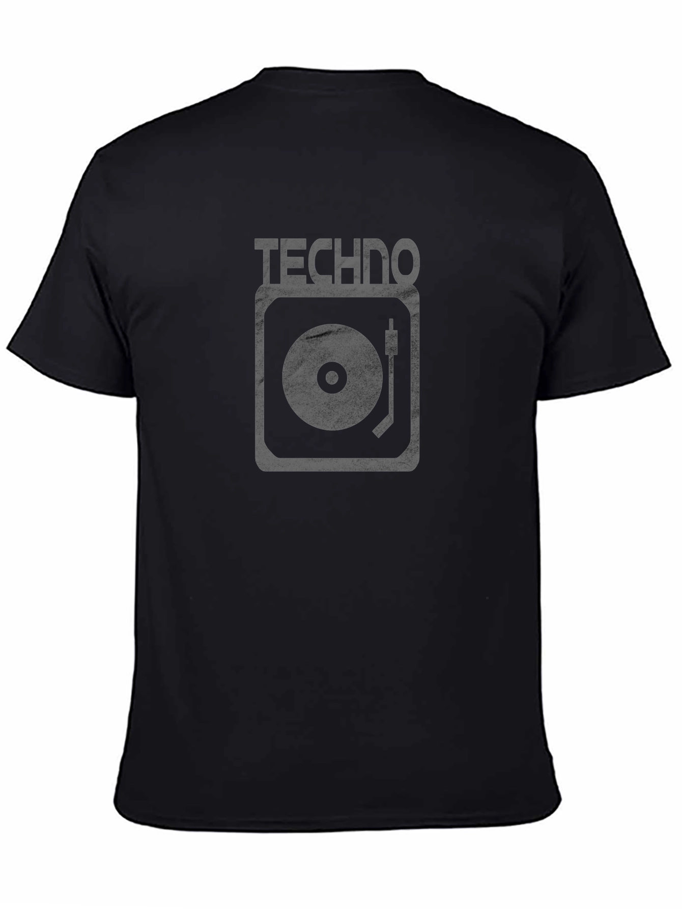 Techno Turntable T-Shirt - Classic DJ Music Tee