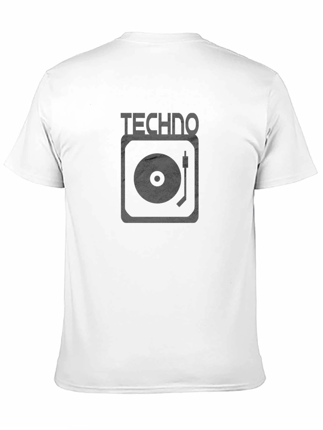 Techno Turntable T-Shirt - Classic DJ Music Tee