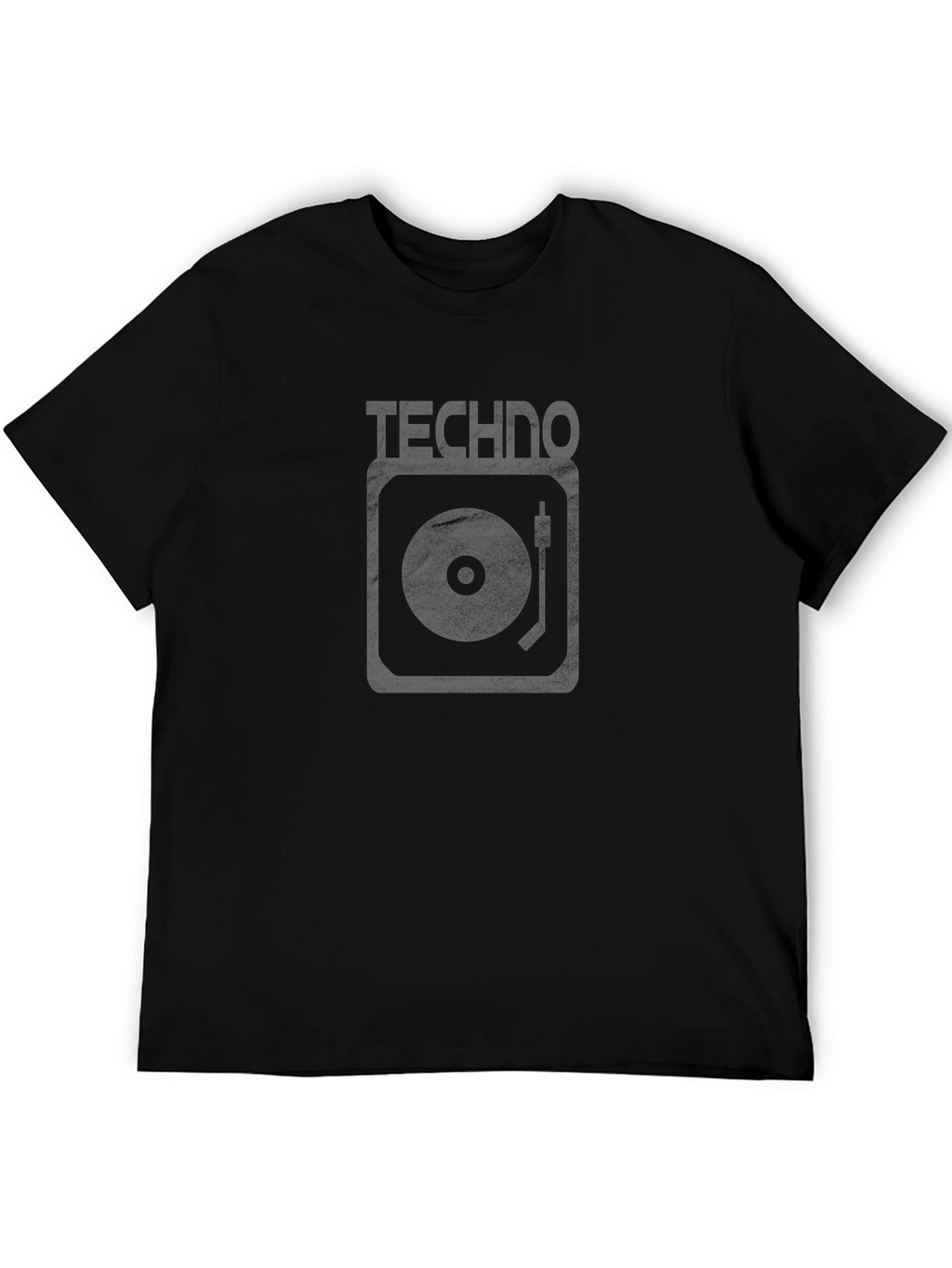 Techno Turntable T-Shirt - Classic DJ Music Tee