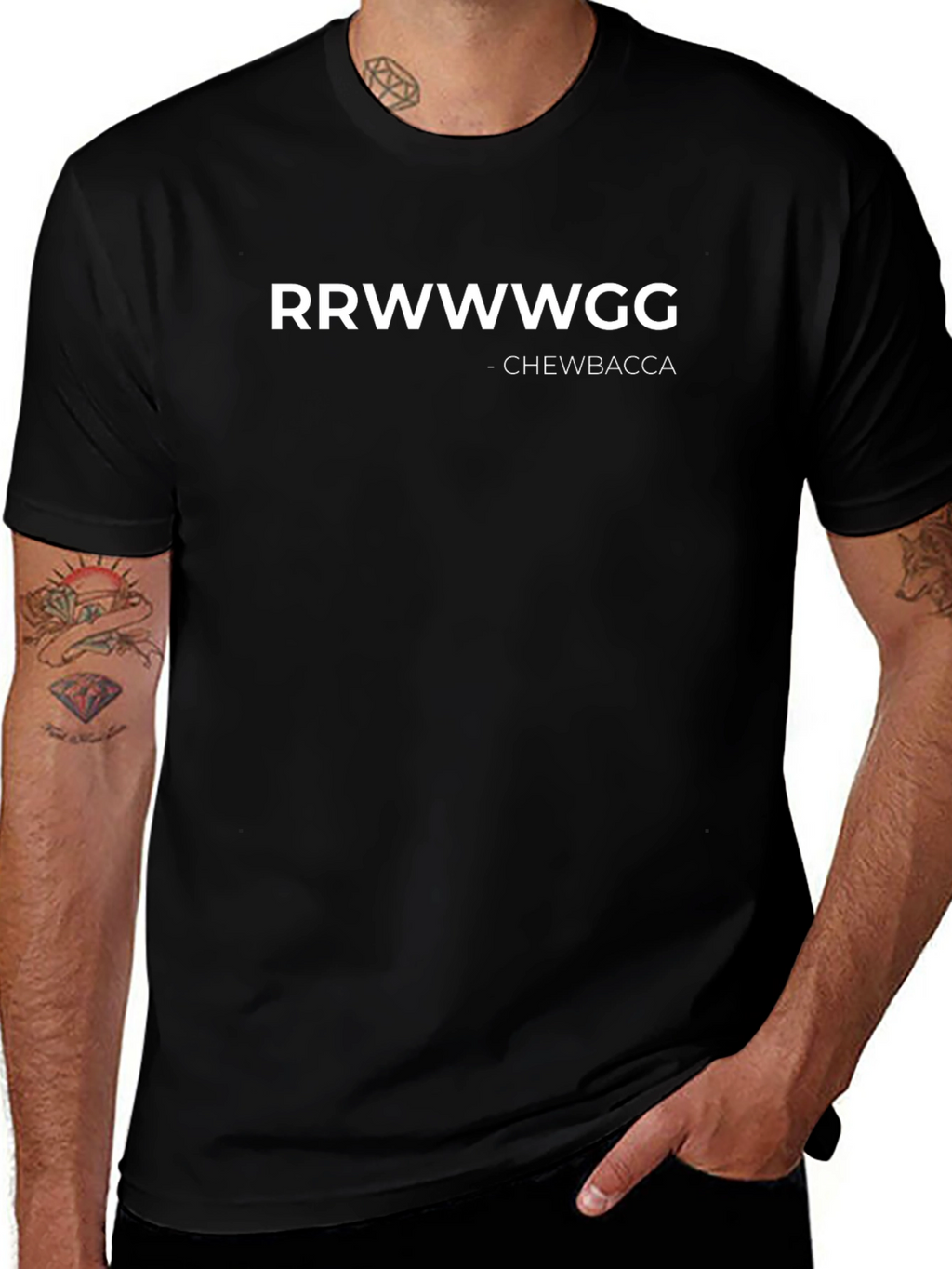 Chewbacca RRWWG T-Shirt - Star Wars Fan Apparel