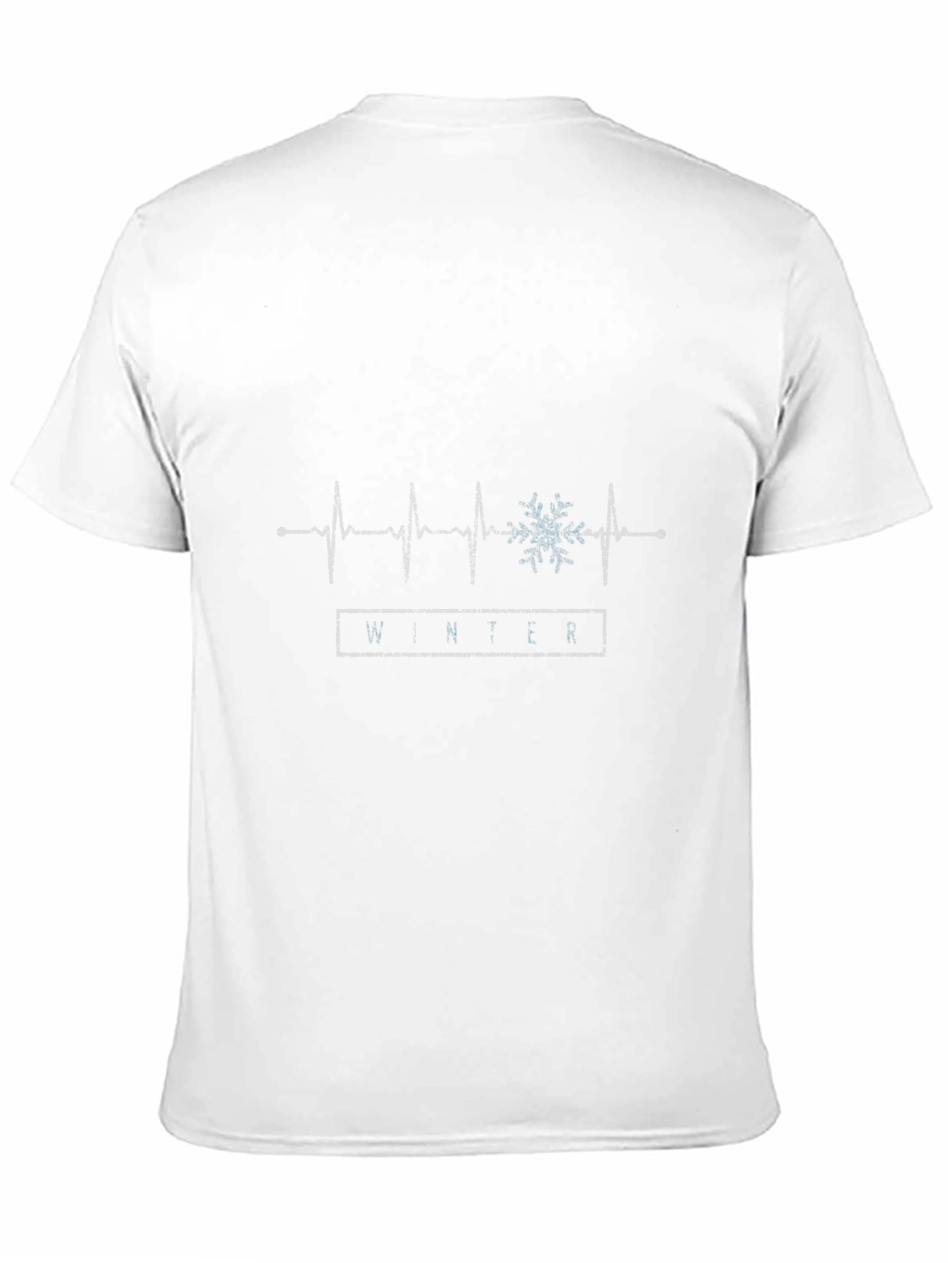 Winter Heartbeat Graphic Tee - Stylish Seasonal Apparel