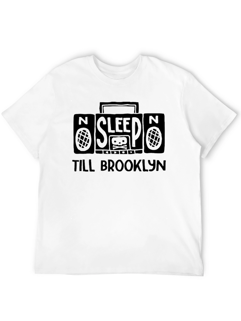 Sleep Till Brooklyn Graphic T-Shirt - Mens Black Tee