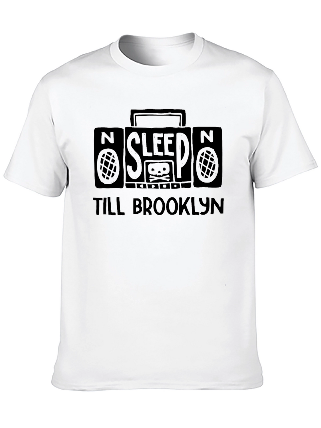 Sleep Till Brooklyn Graphic T-Shirt - Mens Black Tee