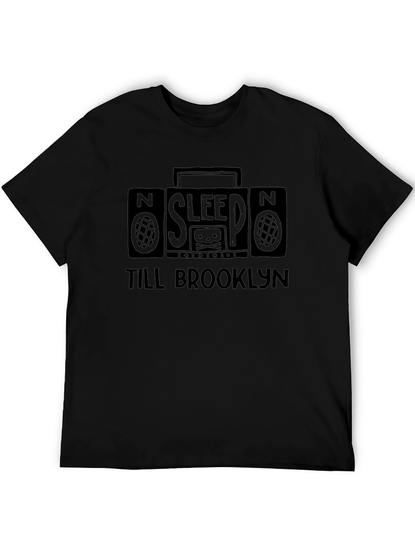 Sleep Till Brooklyn Graphic T-Shirt - Mens Black Tee