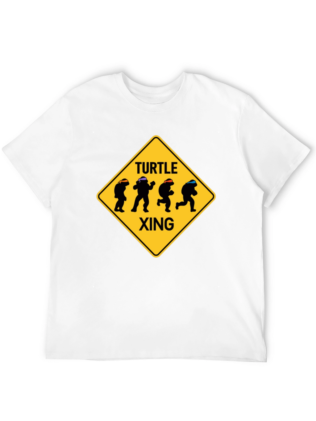 Turtle Xing T-Shirt - Ninja Turtle Crossing Tee