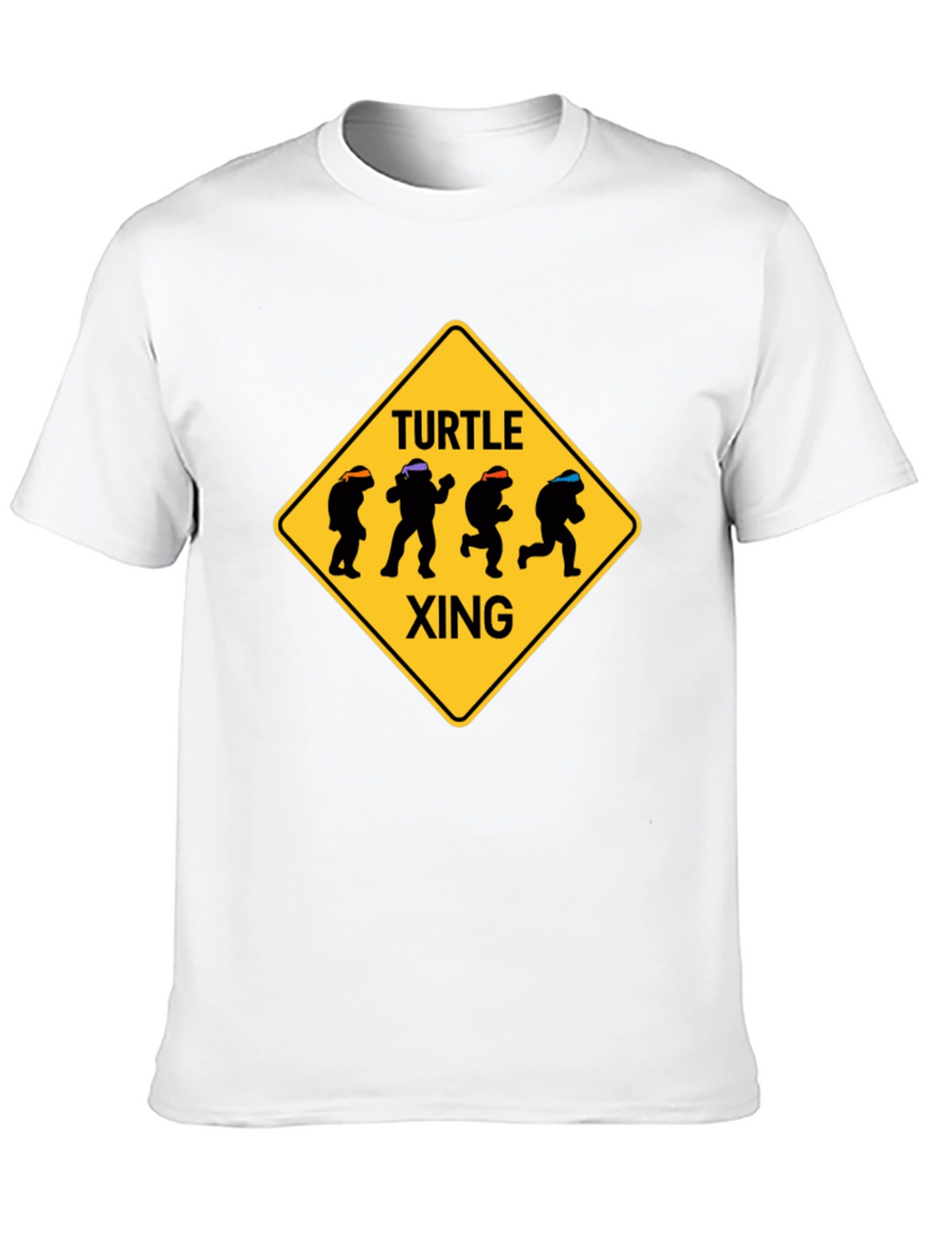 Turtle Xing T-Shirt - Ninja Turtle Crossing Tee