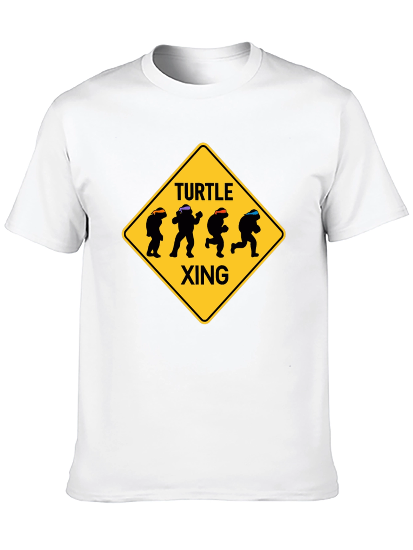 Turtle Xing T-Shirt - Ninja Turtle Crossing Tee