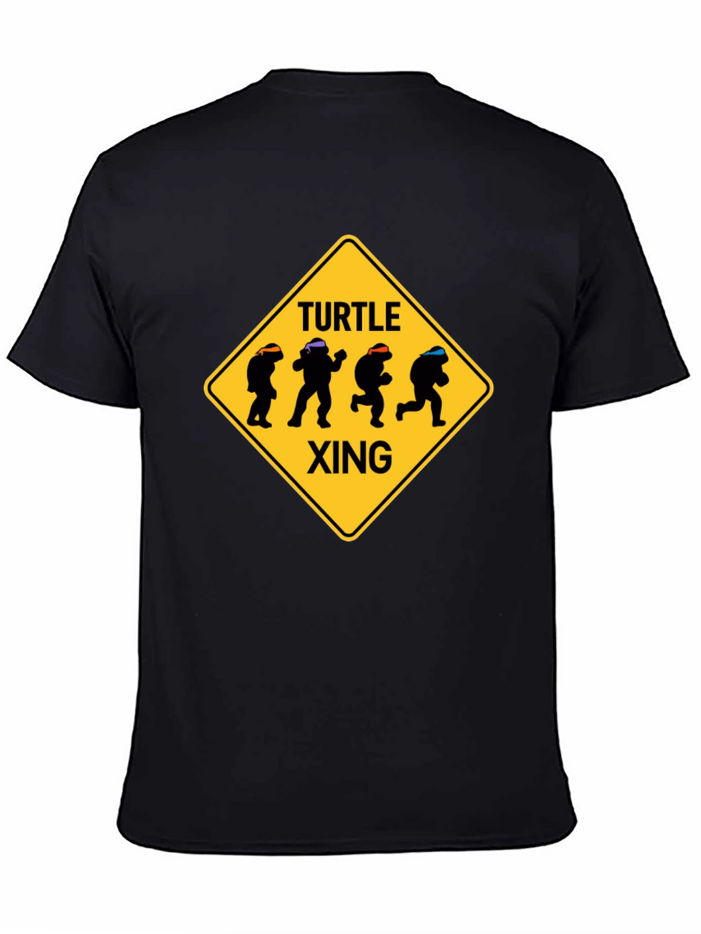 Turtle Xing T-Shirt - Ninja Turtle Crossing Tee