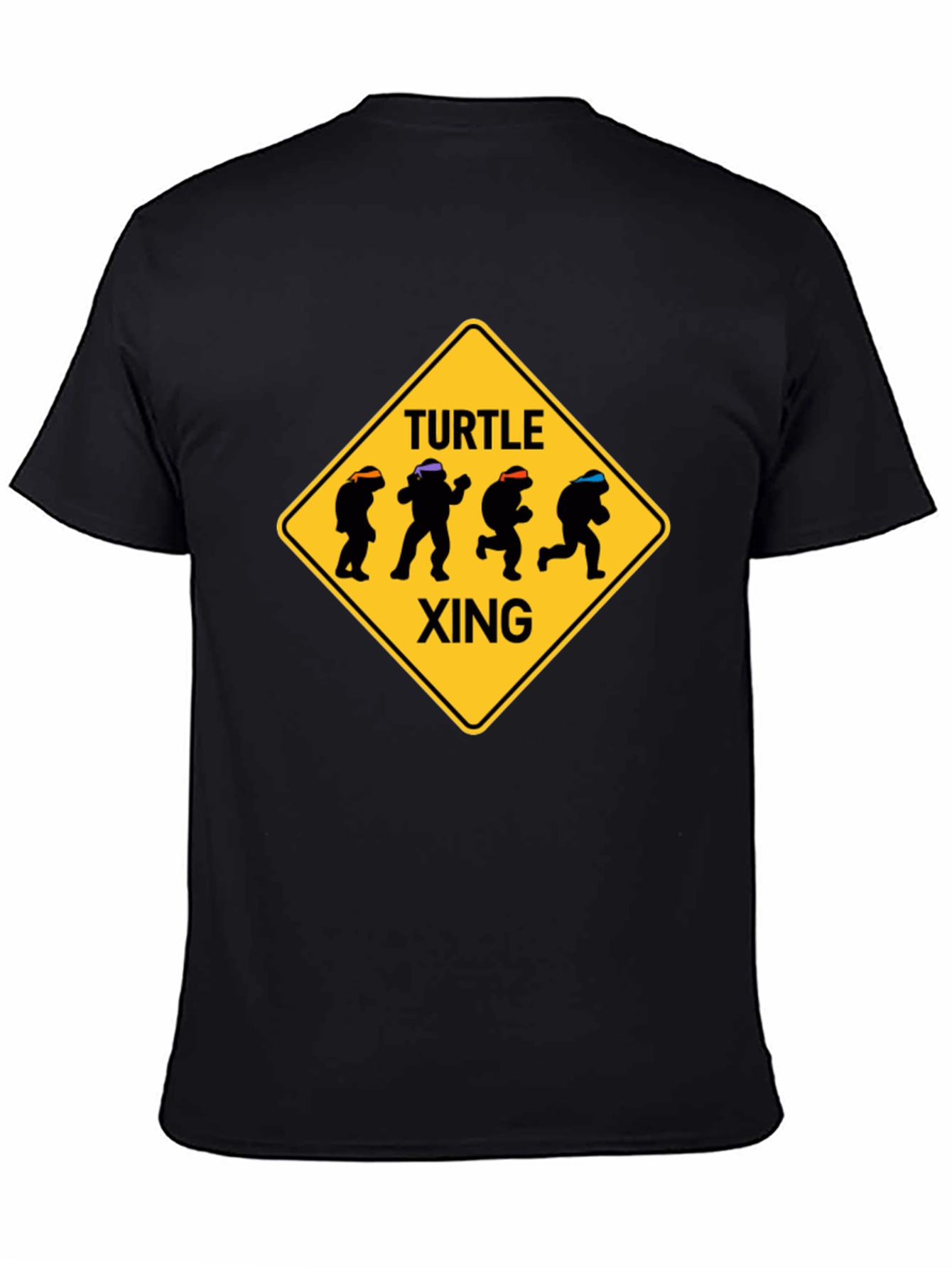 Turtle Xing T-Shirt - Ninja Turtle Crossing Tee