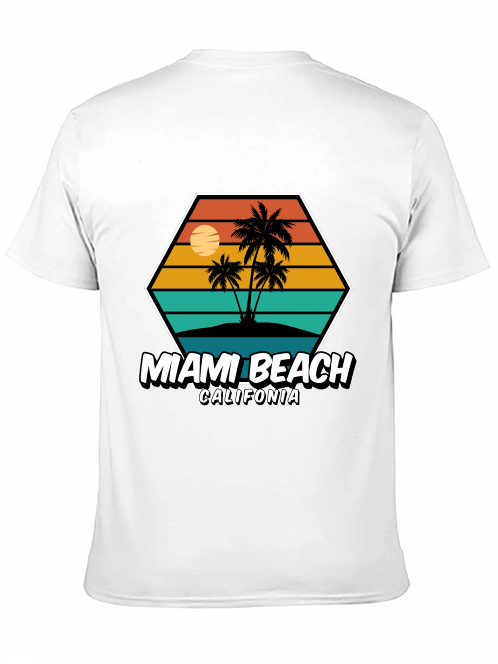 Miami Beach California Graphic Tee