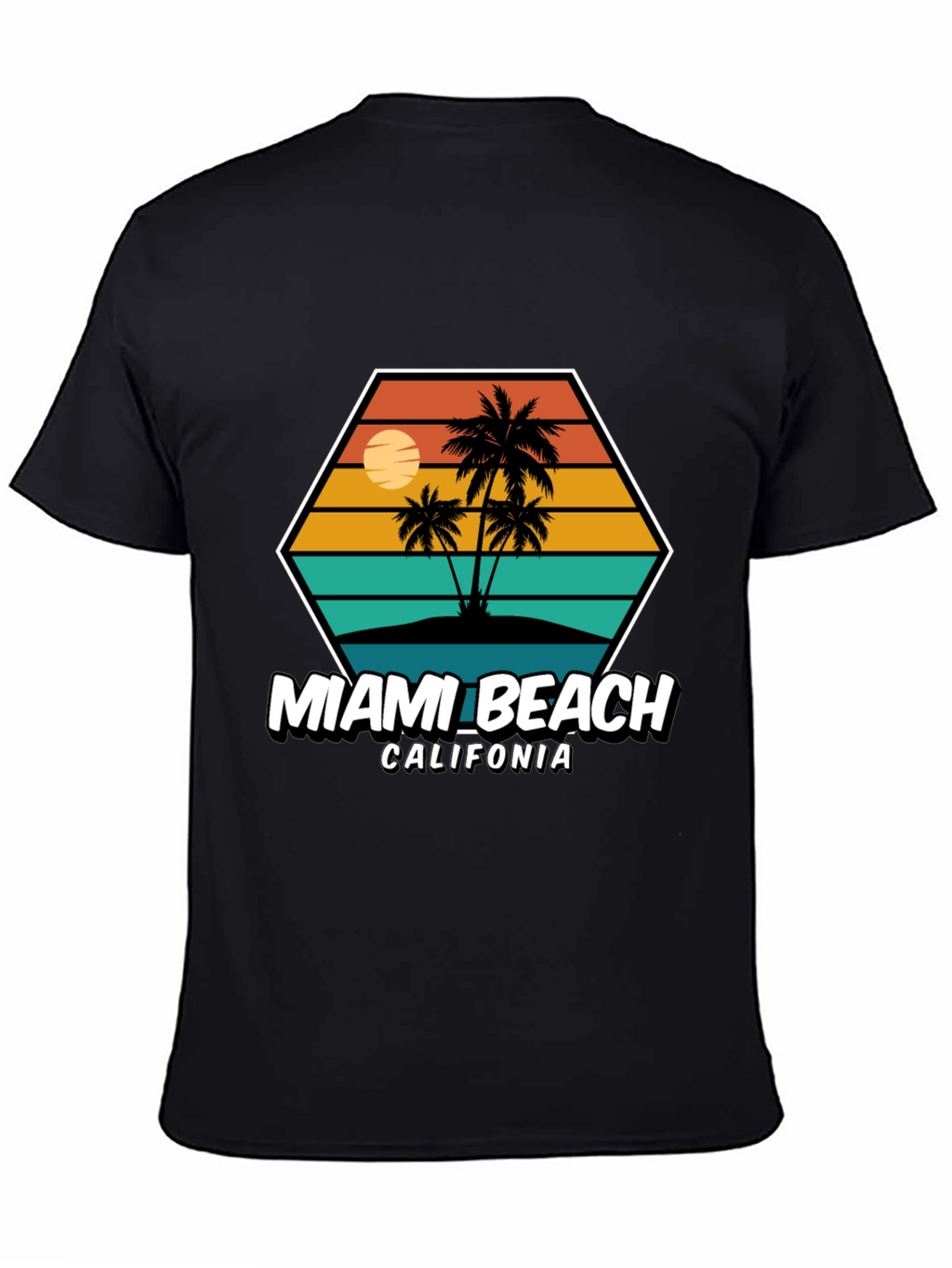 Miami Beach California Graphic Tee