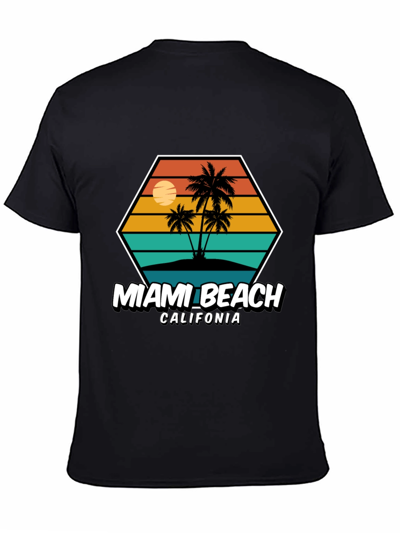 Miami Beach California Graphic Tee