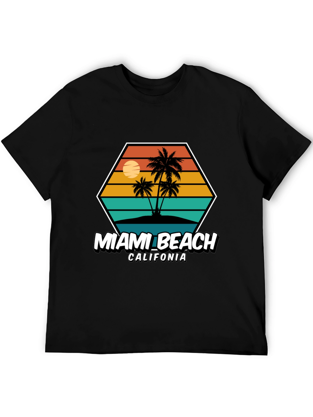 Miami Beach California Graphic Tee