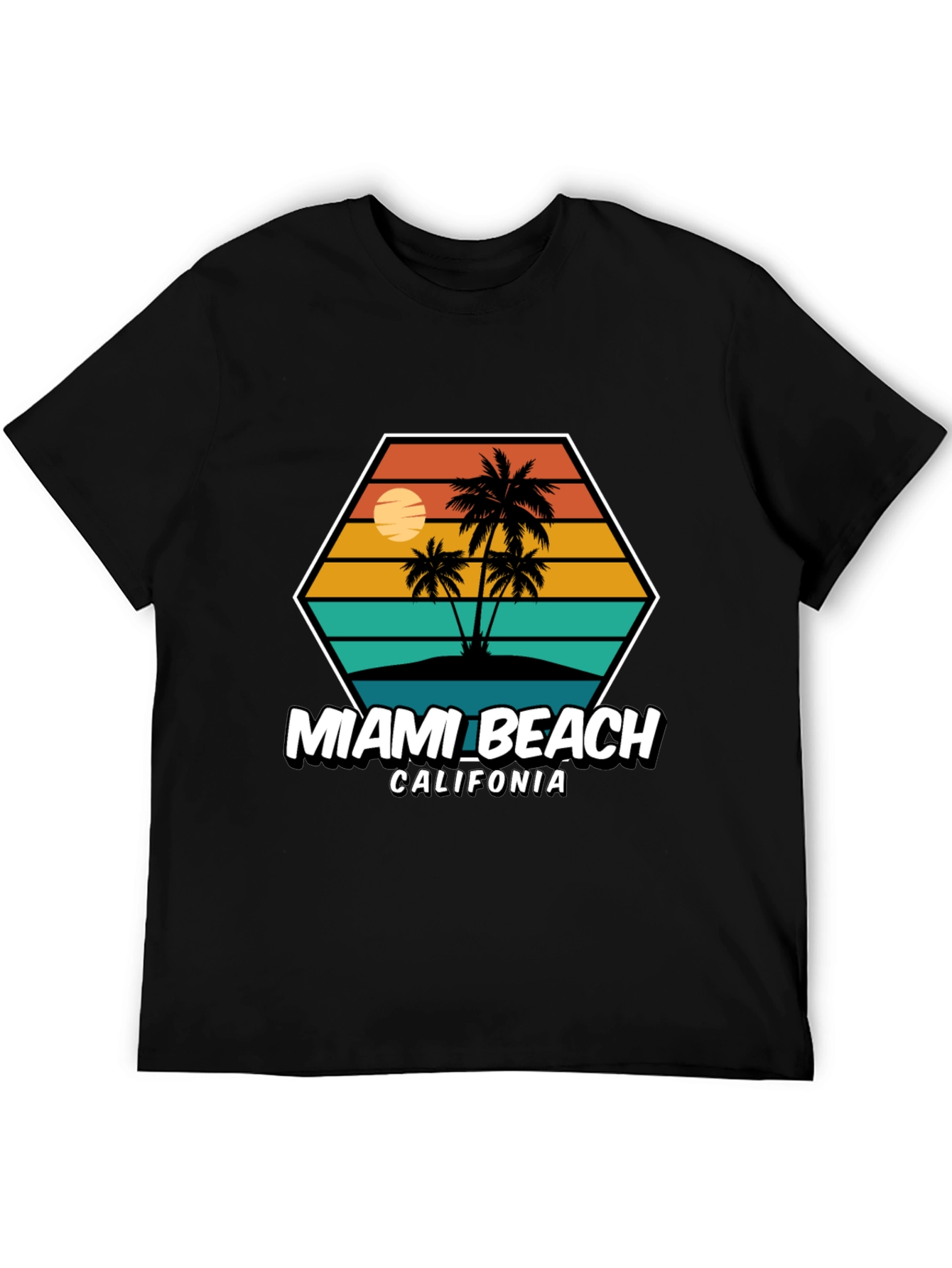 Miami Beach California Graphic Tee