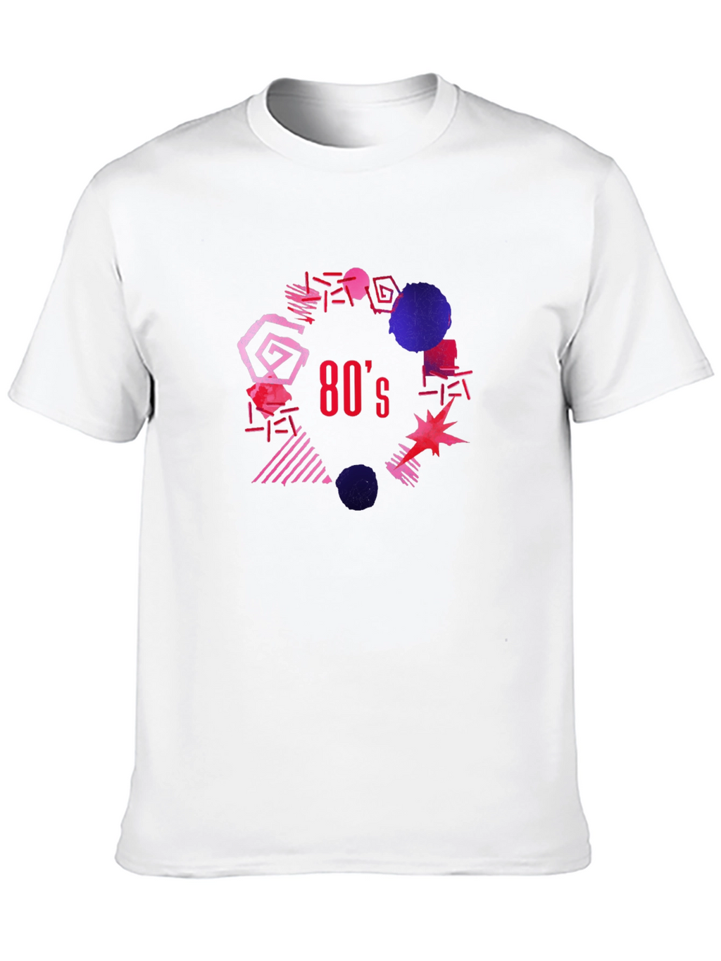 Retro 80s Graphic Tee - Black T-Shirt