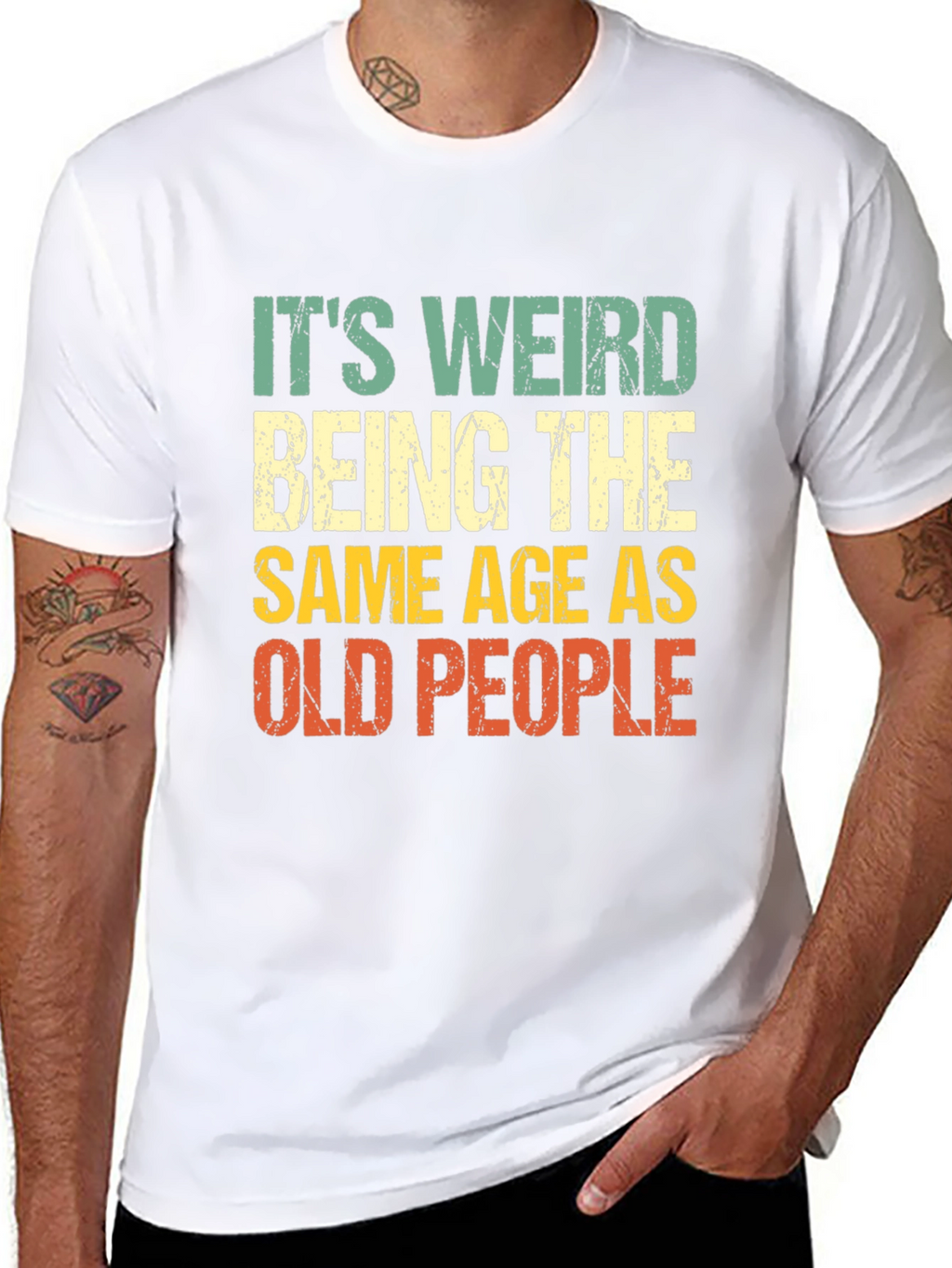 Funny Old People Graphic Tee