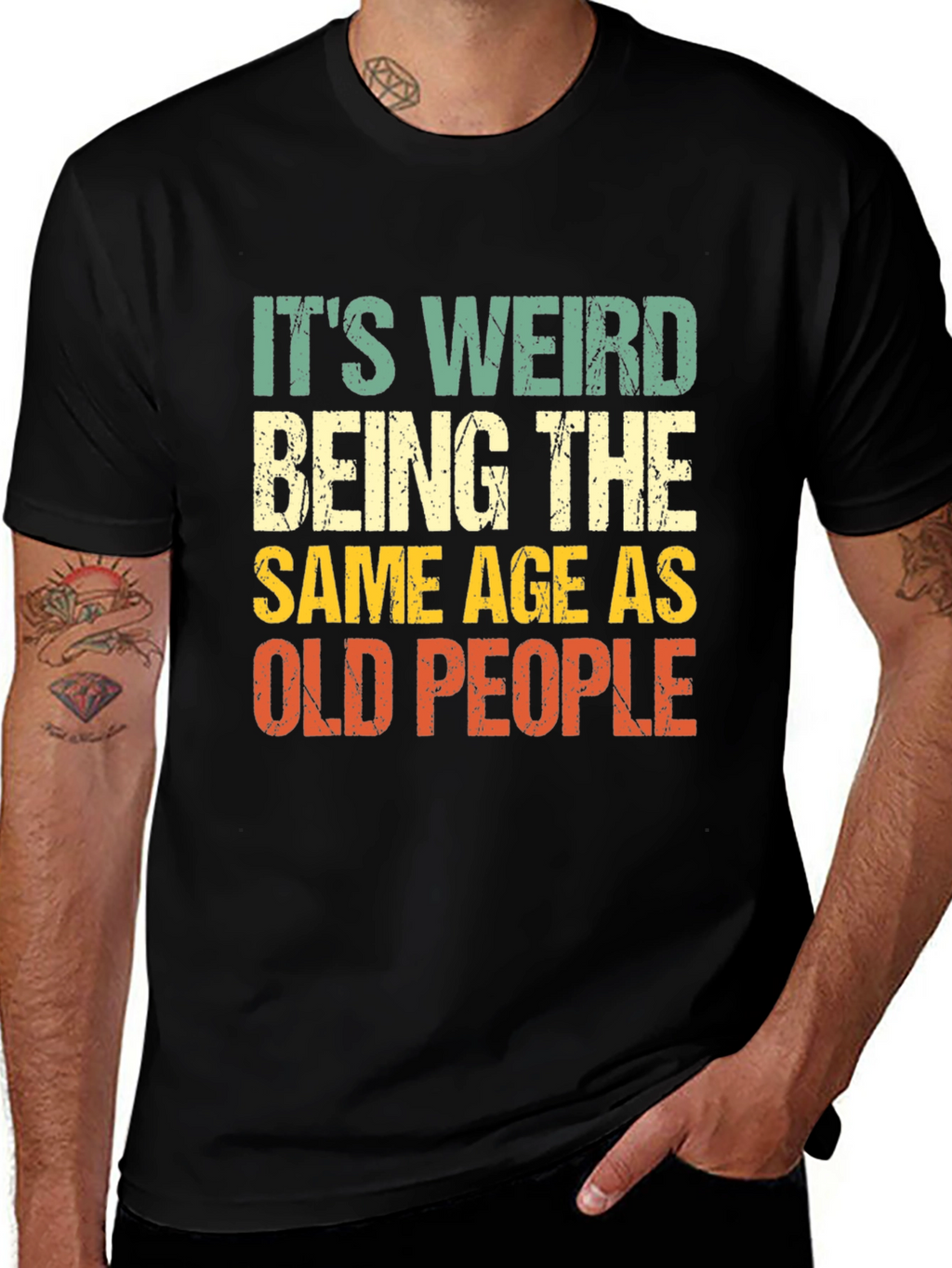 Funny Old People Graphic Tee