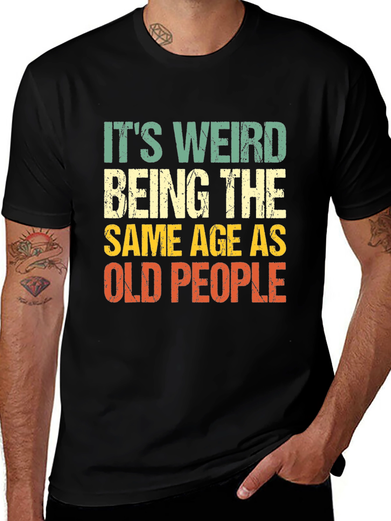 Funny Old People Graphic Tee