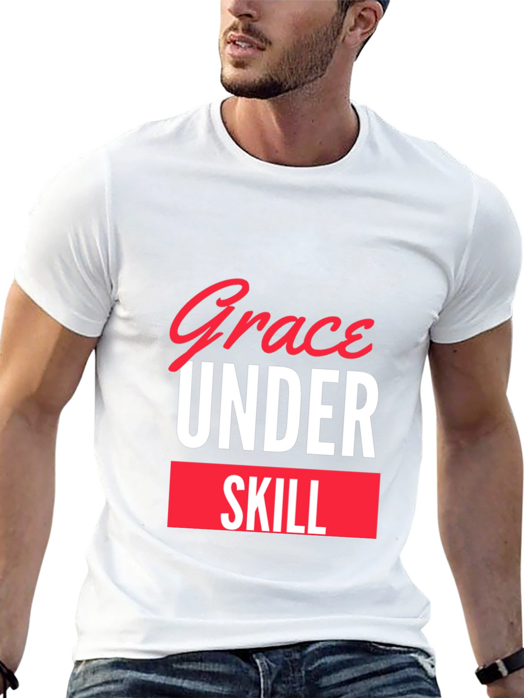 Grace Under Skill Black T-Shirt