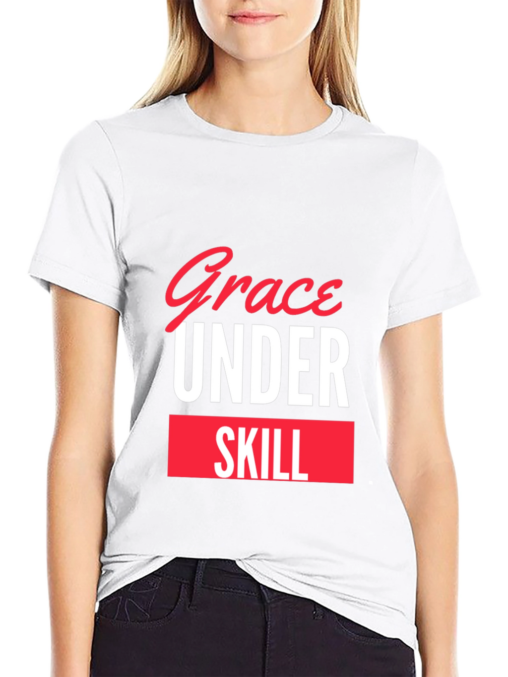 Grace Under Skill Black T-Shirt