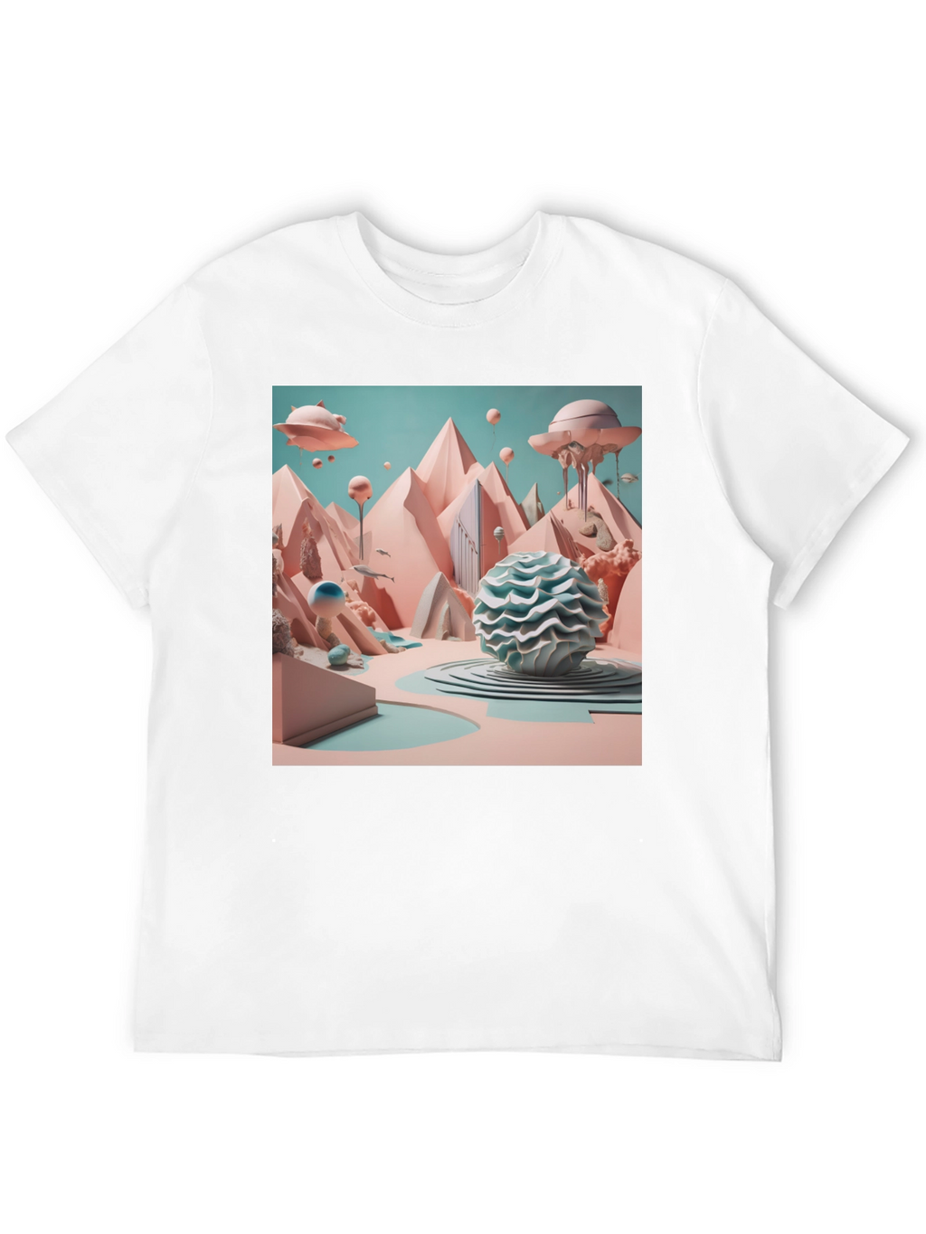 Surreal Landscape Graphic Tee - Stylish & Unique