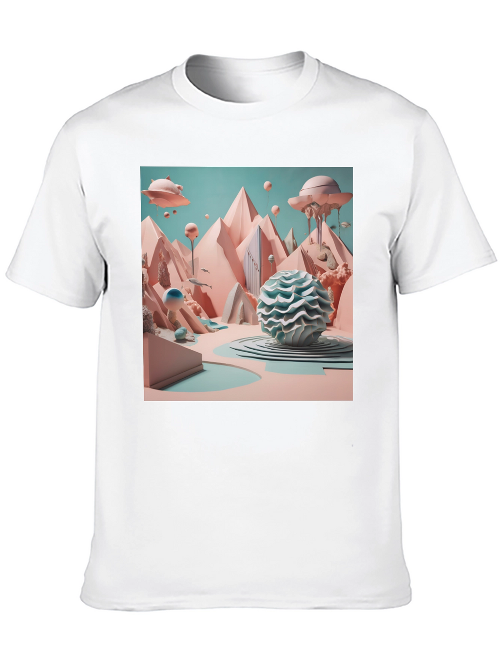 Surreal Landscape Graphic Tee - Stylish & Unique