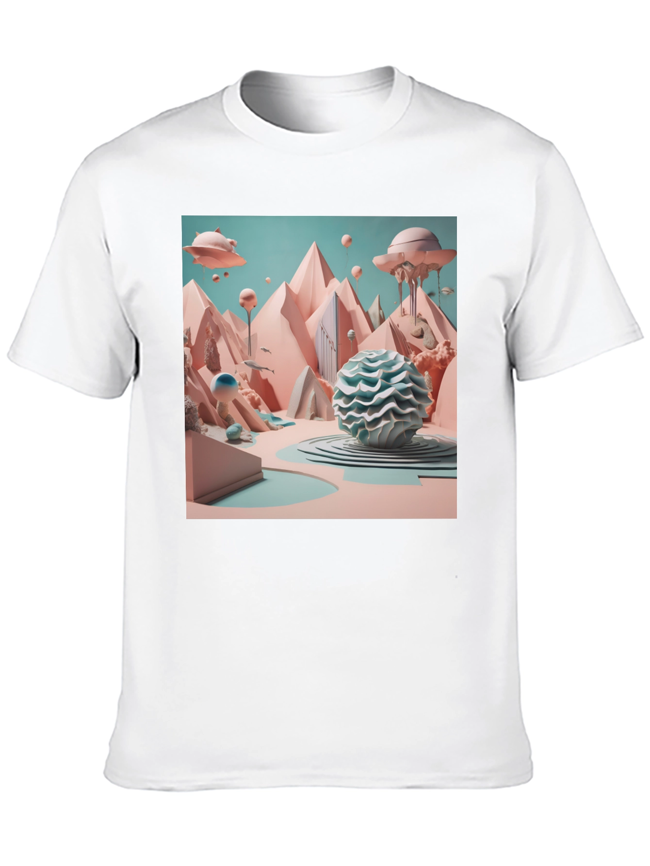 Surreal Landscape Graphic Tee - Stylish & Unique