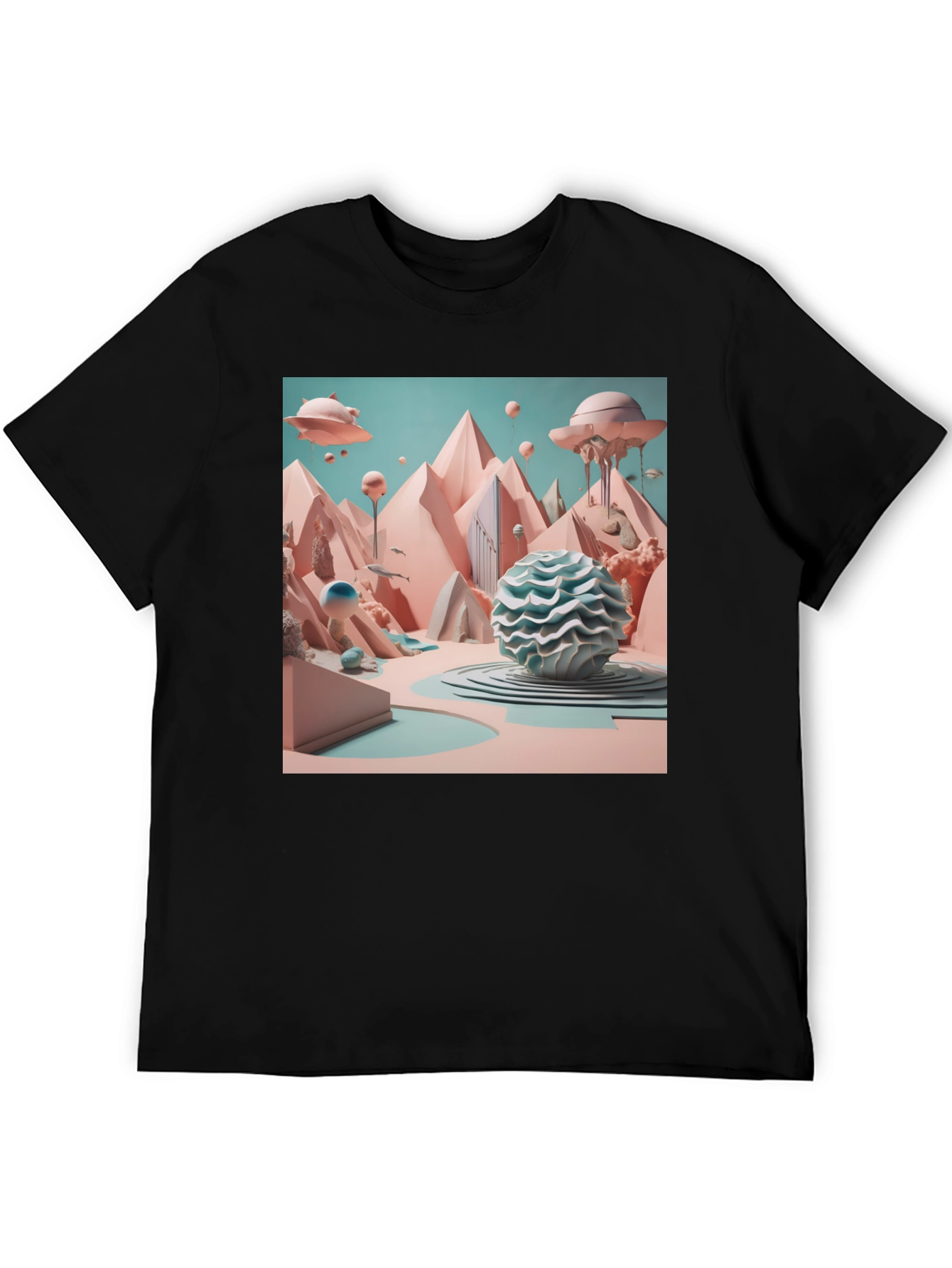 Surreal Landscape Graphic Tee - Stylish & Unique