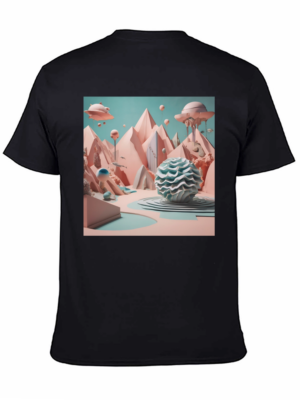 Surreal Landscape Graphic Tee - Stylish & Unique