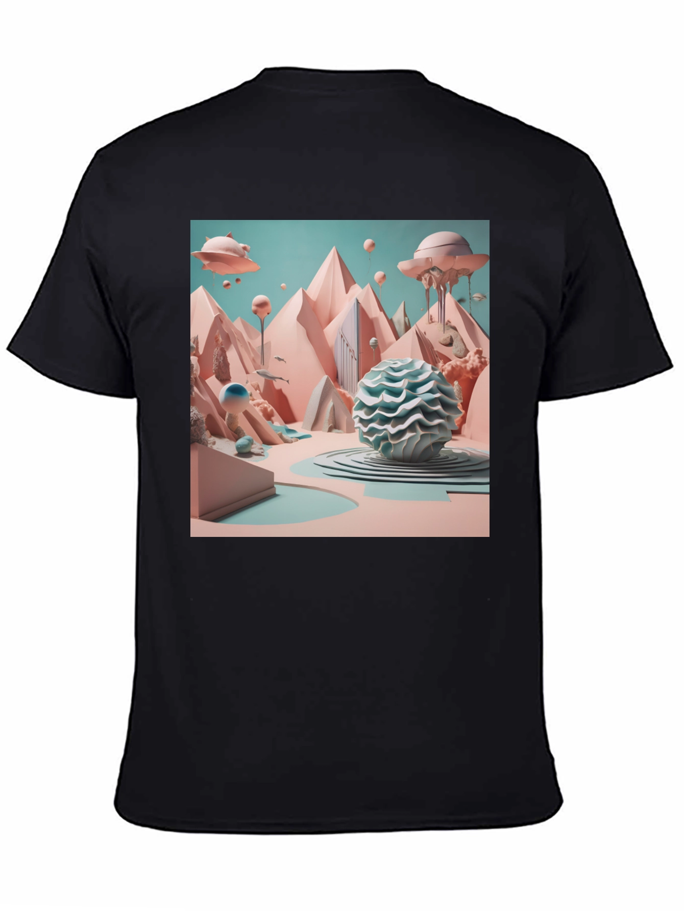 Surreal Landscape Graphic Tee - Stylish & Unique