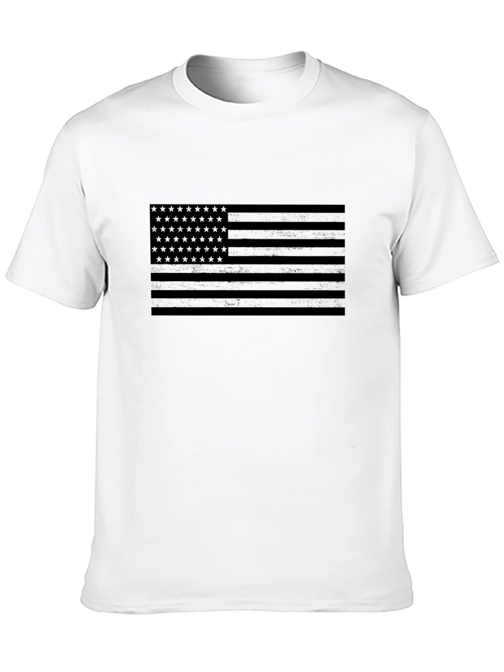 Stealth American Flag Black T-Shirt