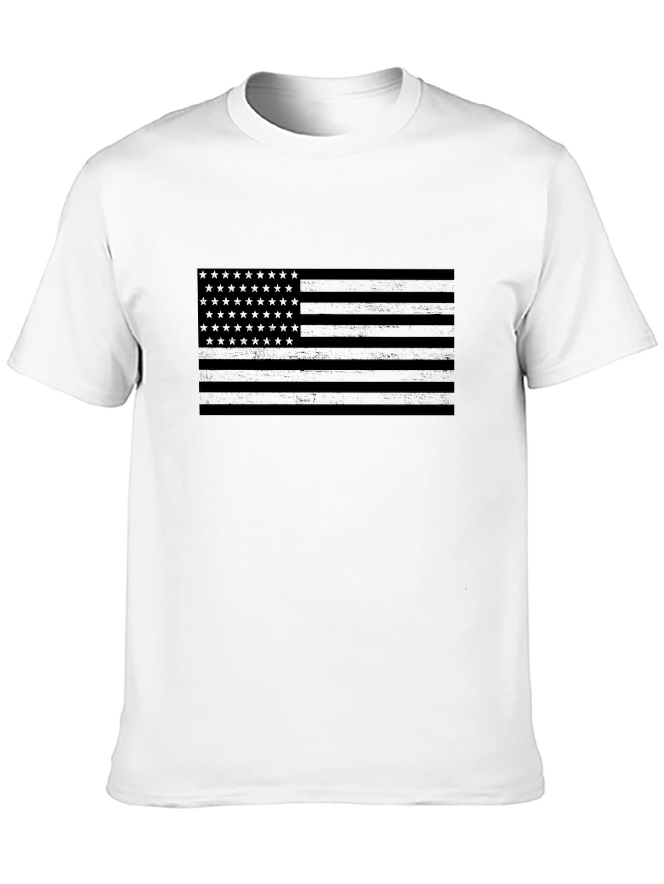 Stealth American Flag Black T-Shirt