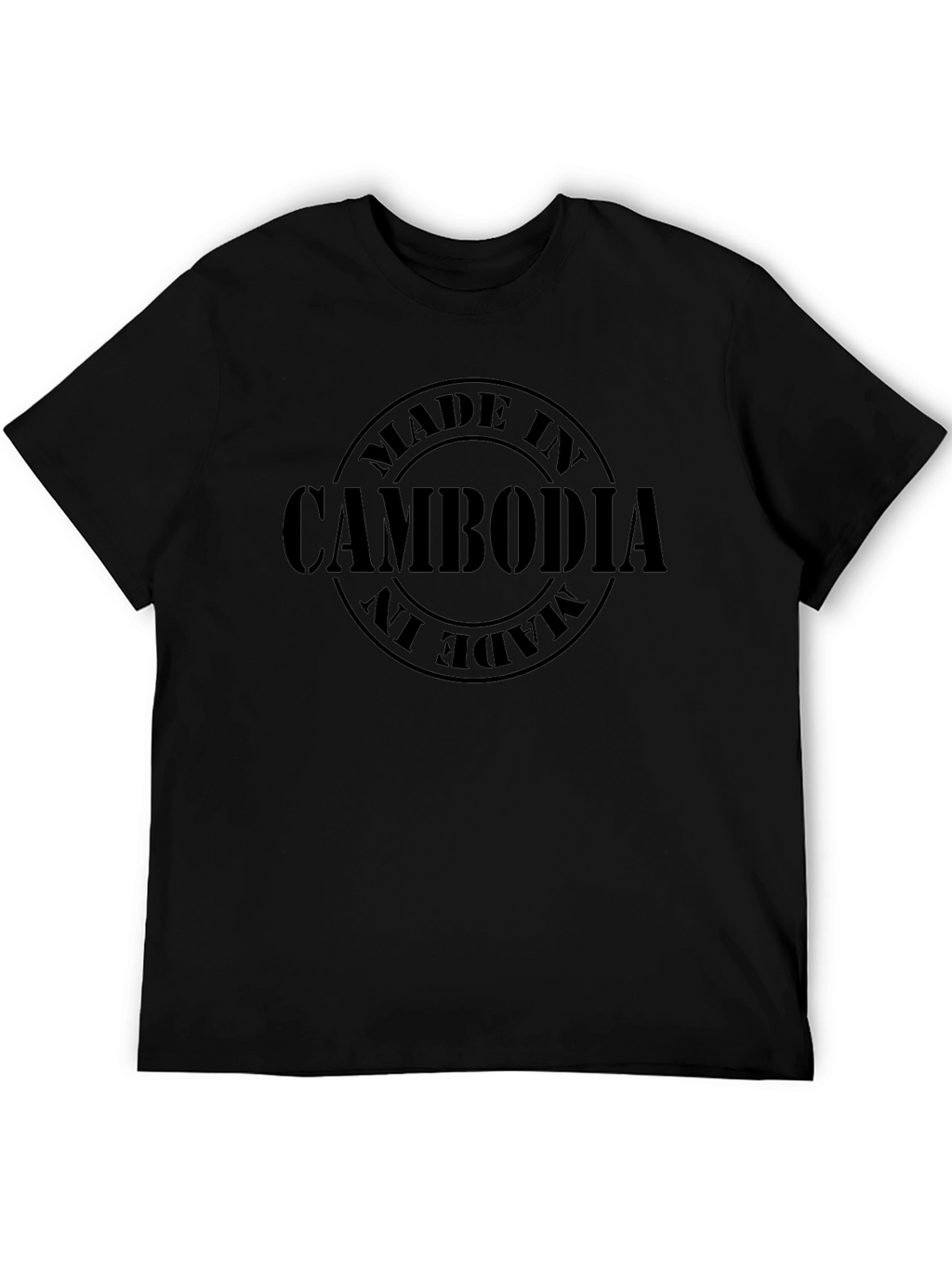 Made in Cambodia T-Shirt - Round Design