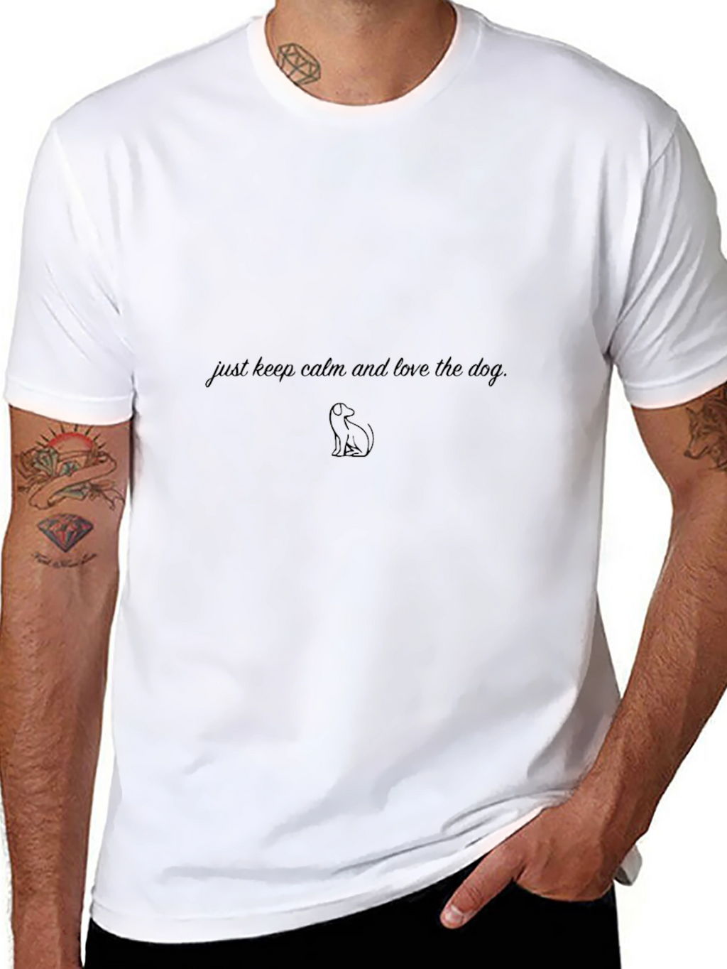 Just Keep Calm and Love the Dog T-Shirt
